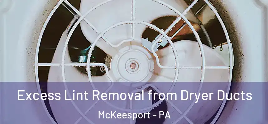 Excess Lint Removal from Dryer Ducts McKeesport - PA